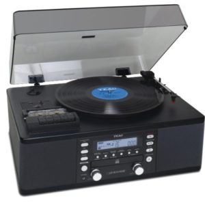 Teac LP-R550USBB CD Recorder with Cassette and Turntable
