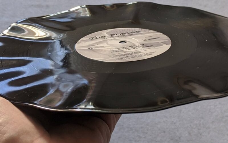 how to fix a warped vinyl record
