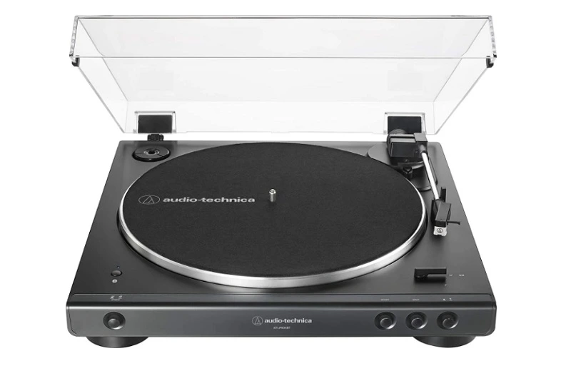 Audio-Technica AT-LP60XBT-BK Fully Automatic Bluetooth Belt-Drive Stereo Turntable (1)