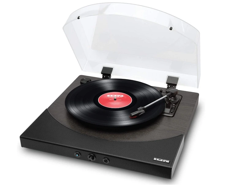 ION Audio Premier LP Wireless Bluetooth Turntable Vinyl Record Player with Speakers